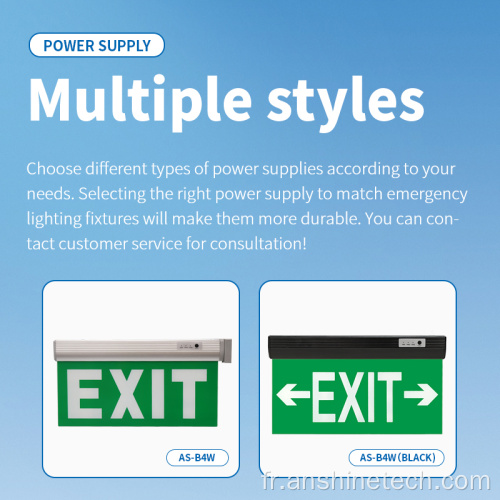 Éclairage de sortie de secours LED 4W